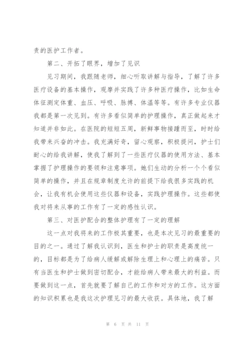 护士学生实习总结.docx