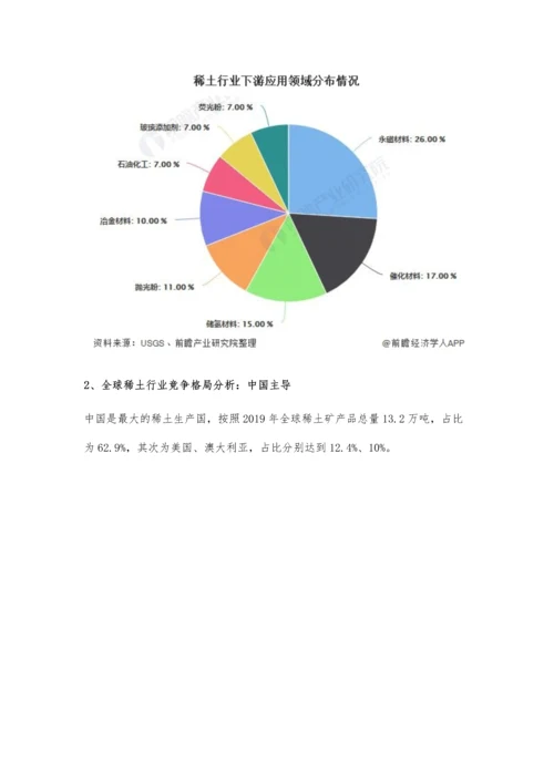 中国稀土行业市场现状及竞争格局分析-稀土加工技术和专利处于全球领先地位.docx