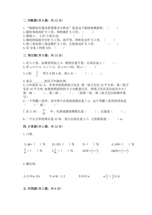 人教版六年级下册数学期末测试卷【满分必刷】.docx