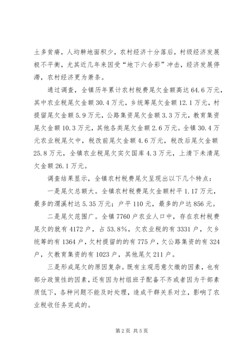 免征农业税后农村税费尾欠和乡镇债务问题不容忽视 (3).docx