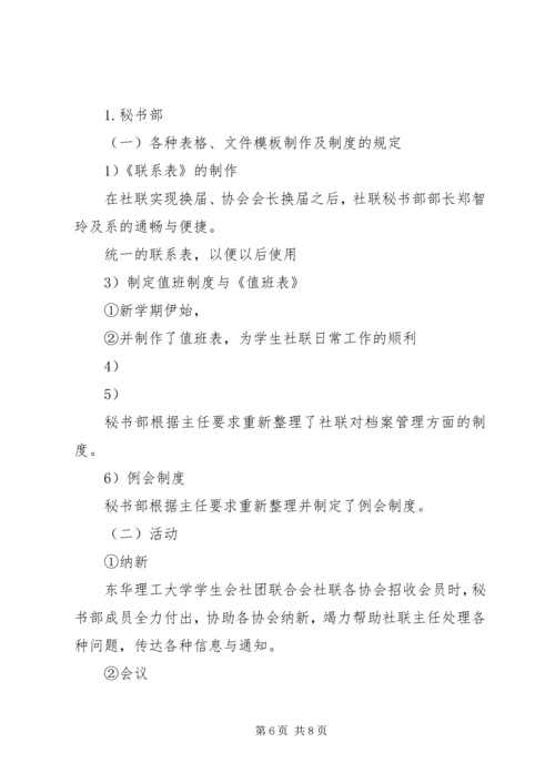 人力资源社联工作总结.docx