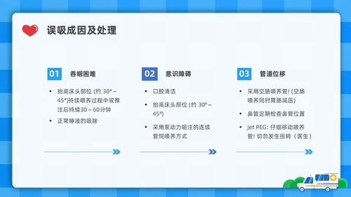 蓝色简约插画危重患者的营养支持和护理培训PPT全民营养周