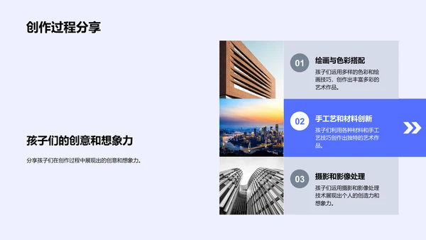 儿童艺术作品解析PPT模板