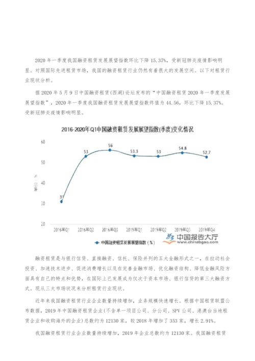 租赁行业现状-产业报告.docx