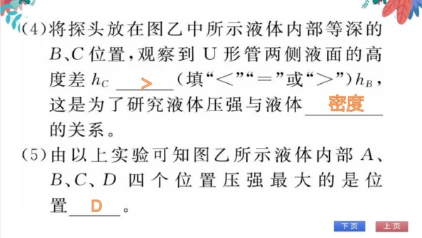 【人教版】物理八年级下册 期中自我测评 习题课件