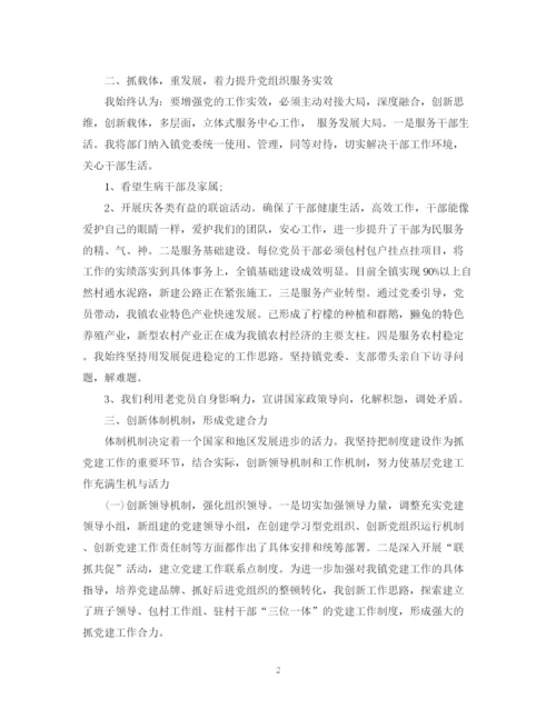 精编之村党支部书记述职工作总结优选范文.docx