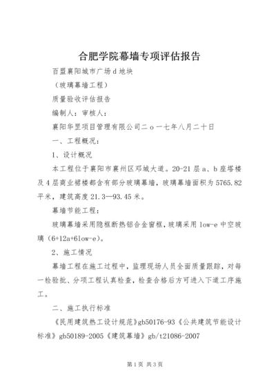 合肥学院幕墙专项评估报告.docx