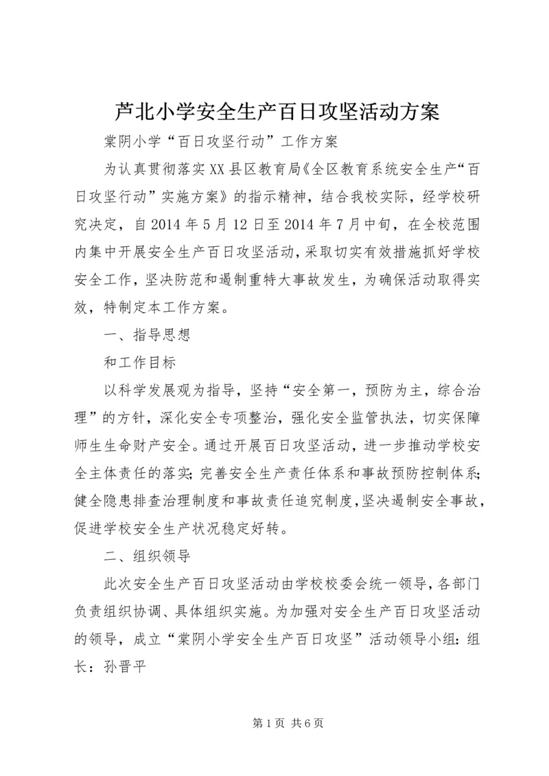 芦北小学安全生产百日攻坚活动方案 (3).docx