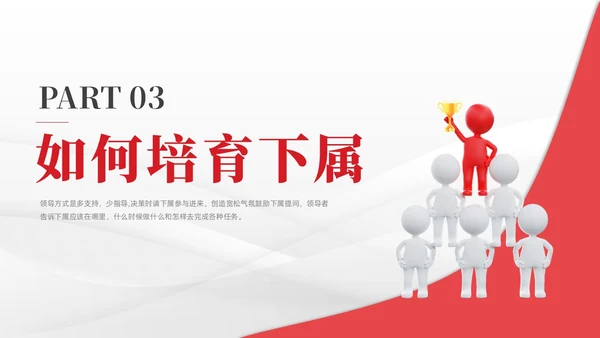 简约风3D小人共赢领导力企业管理员工培训PPT课件