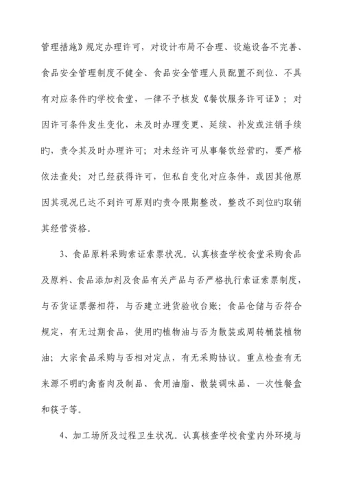 学校食品安全专项整治工作方案.docx