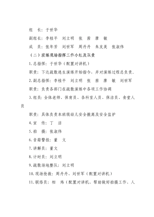 幼儿园防震演练活动专项方案.docx