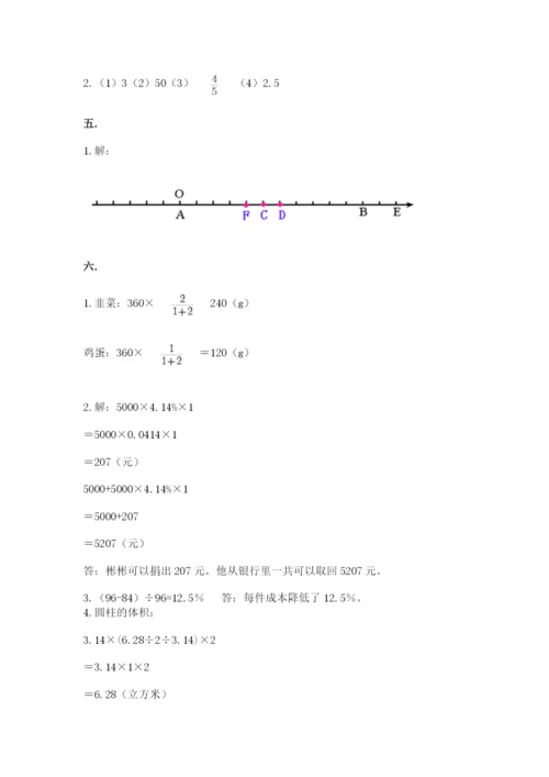 北京海淀区小升初数学试卷附答案.docx