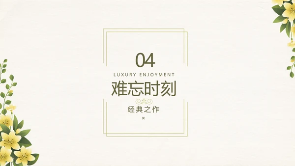 绿色淡雅小清新旅行电子相册纪念册PPT动态