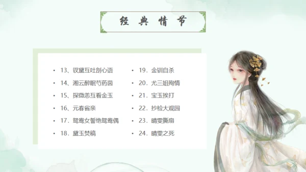 四大名著走进红楼梦通用PPT模板