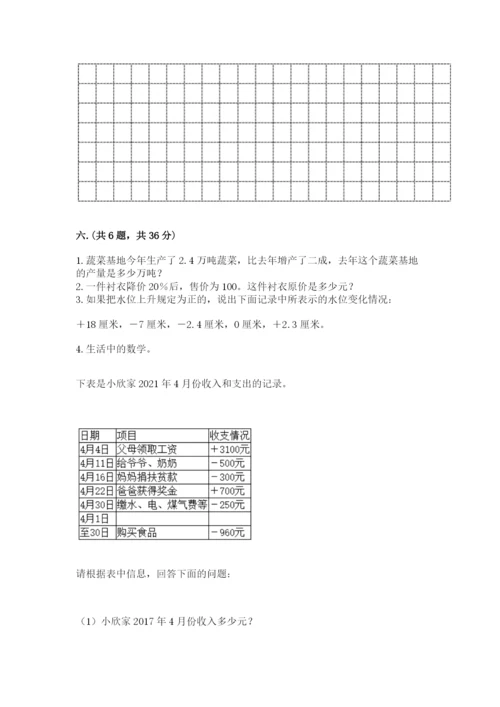 辽宁省【小升初】小升初数学试卷及答案【易错题】.docx