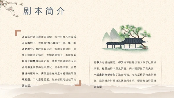 中国戏曲《牡丹亭》PPT课件