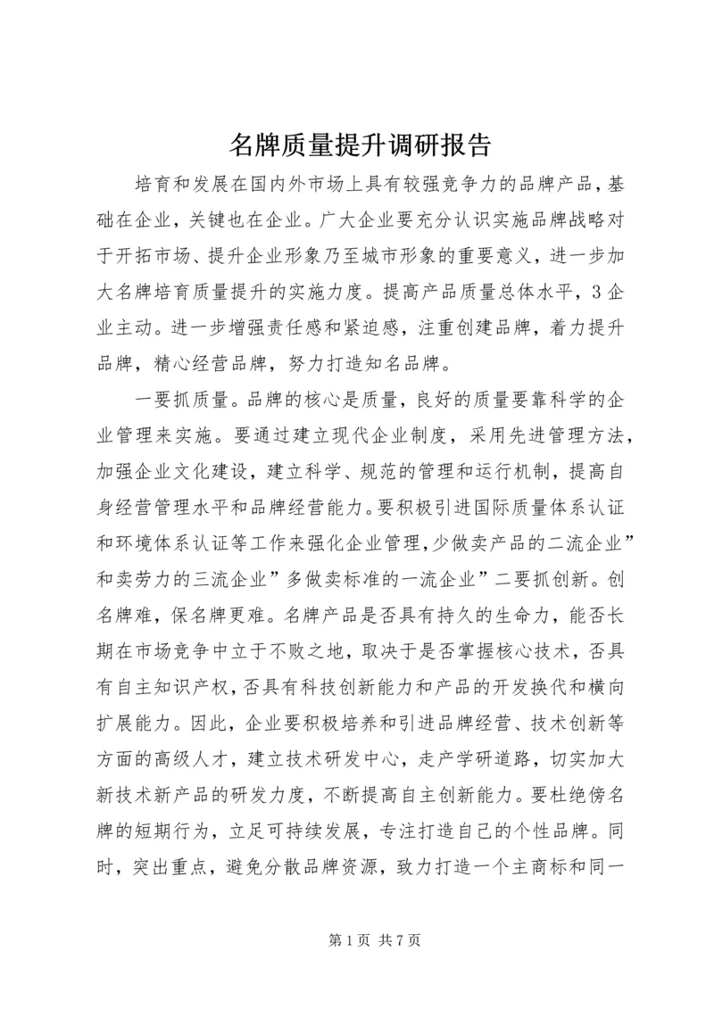 名牌质量提升调研报告 (2).docx