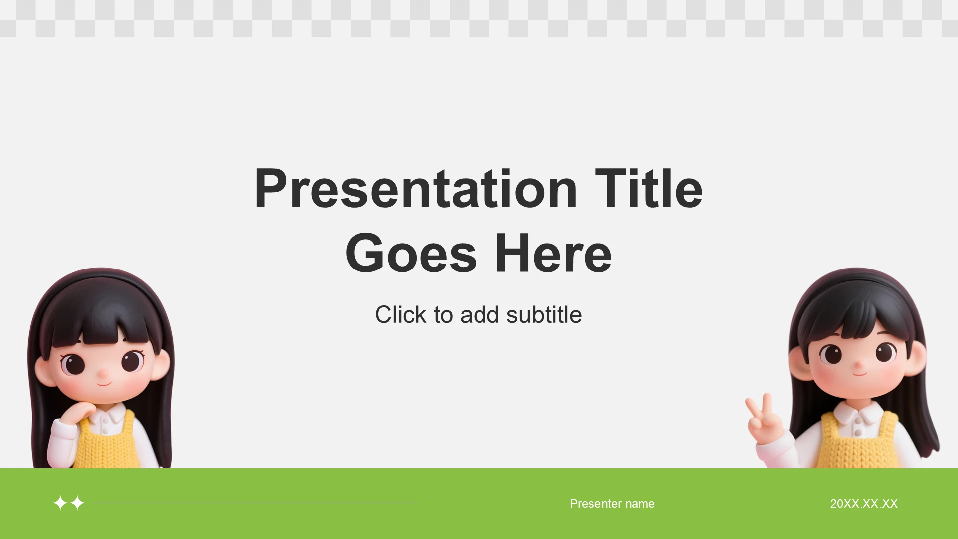 绿色卡通风职业生涯发展PPT主题