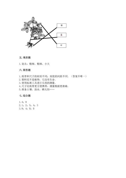 教科版一年级上册科学期末测试卷附参考答案【研优卷】.docx