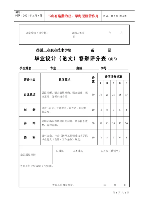 某职业技术学院毕业设计(论文)开题报告书.docx