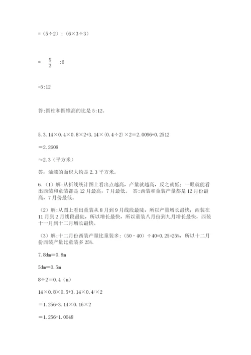 六年级小升初数学解决问题50道【培优a卷】.docx