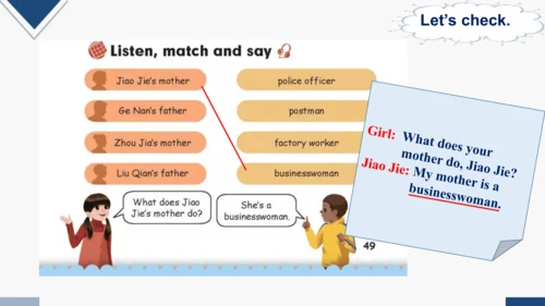 Unit 5 What does he do?  A Let’s learn  课件(共25张PPT