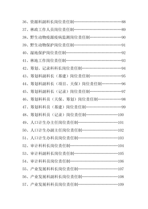 加格达奇林业局全新规章新版制度汇编.docx