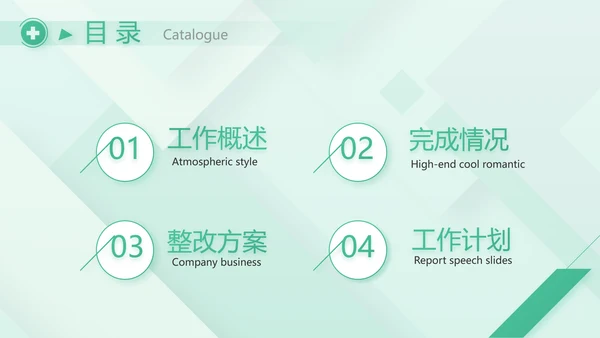 清新医疗医药工作汇报动态PPT