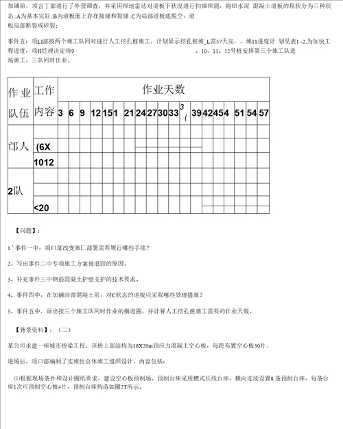 2017年一级建造师考试市政工程真题及答案