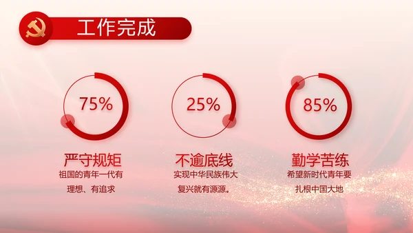 党支部党员大会工作总结汇报动态PPT