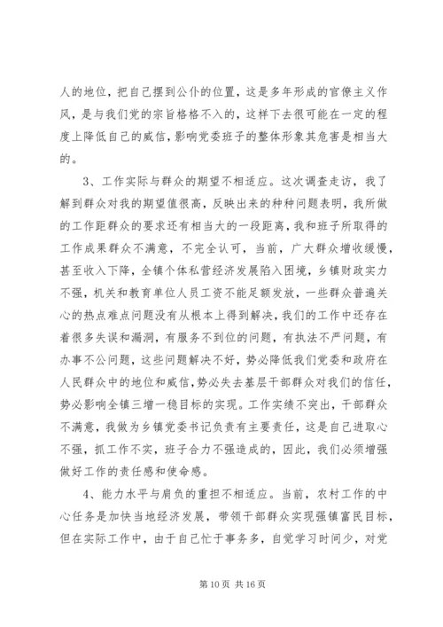 村支部党性分析材料范文.docx