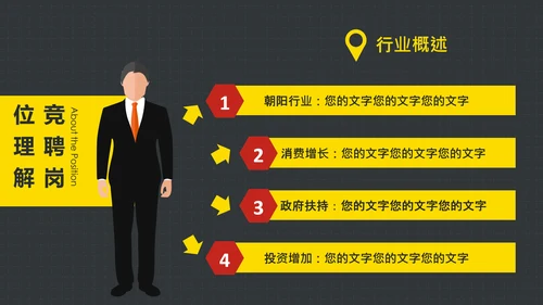 欧美时尚创意个人简历求职竞聘PPT模板