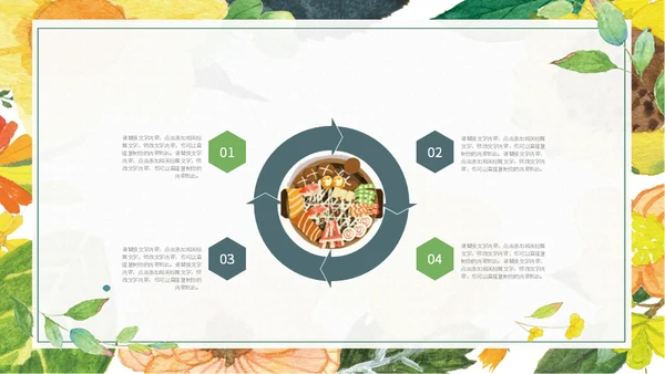 奈良美食豚拉面通用PPT模板