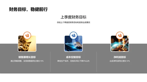 季度财务分析报告PPT模板