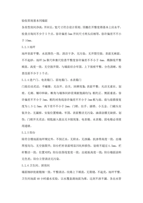 万科新建物业接管验收重点标准.docx