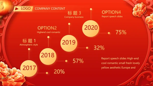 红色喜庆迎新春春节晚会年会ppt
