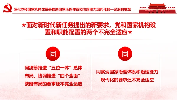 中央关于深化党和国家机构改革的决定PPT