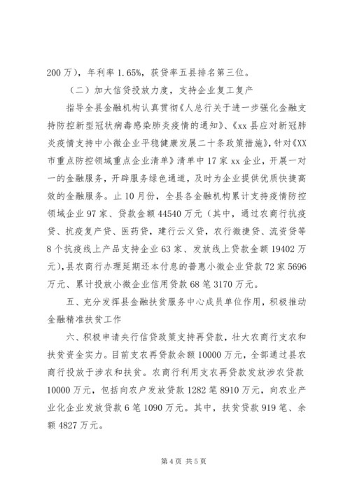 人民银行XX县支行某年工作总结.docx