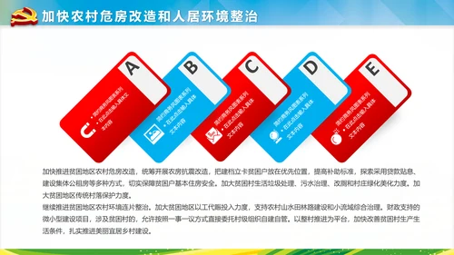 新农村建设精准扶贫开发工作PPT模板