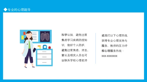 防传染病心理健康防线PPT模板