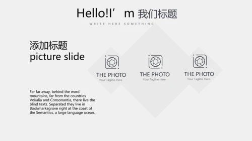灰色公司产品介绍宣传通用PPT动态模板