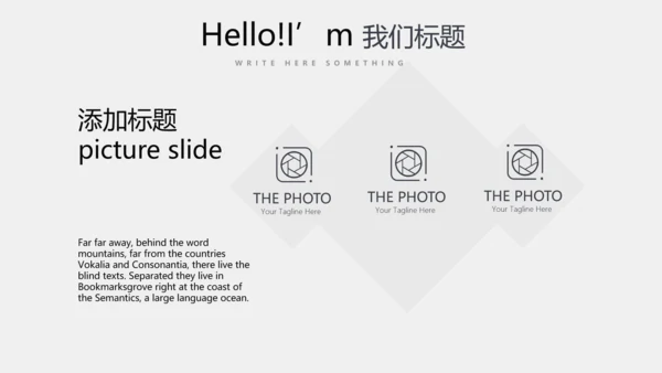 灰色公司产品介绍宣传通用PPT动态模板