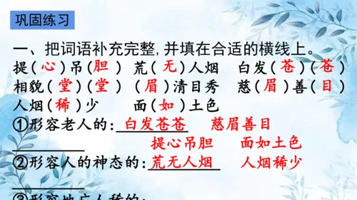 部编版语文四年级上册第八单元复习课件