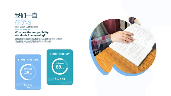 教学设计网络在线课程教育类通用PPT模板