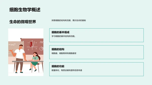 生物学实践探索PPT模板