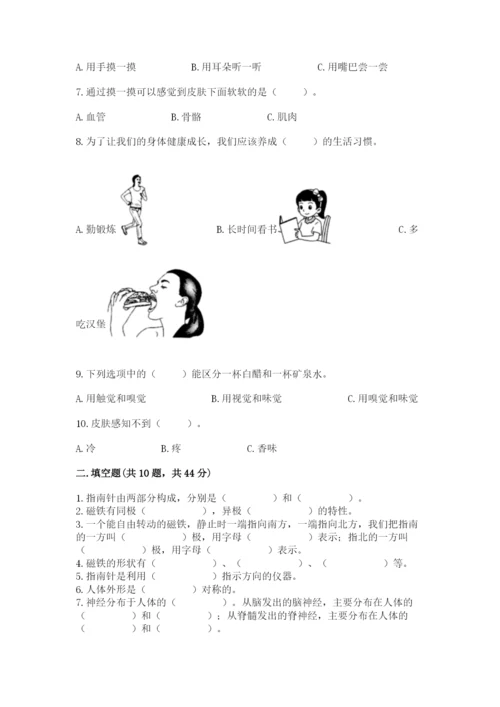 教科版小学科学二年级下册 期末测试卷（基础题）.docx