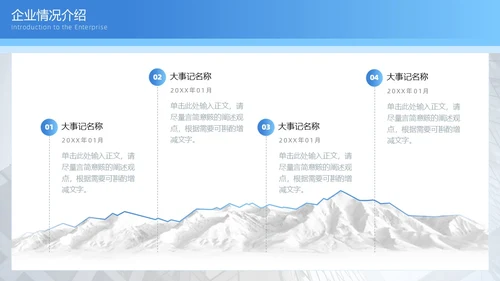 蓝色渐变简约图形商务招商引资计划书PPT模板