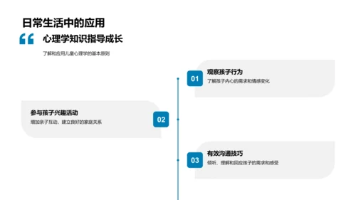 教育报告：儿童心理学PPT模板