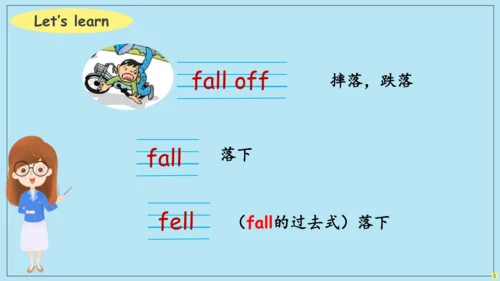 Module 10  Unit 1 Did you fall off your bike 课件(共3