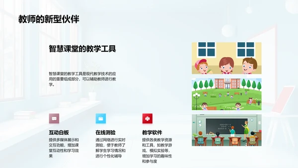 智慧课堂实战分享PPT模板